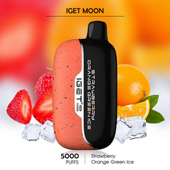 strawberry orange green ice